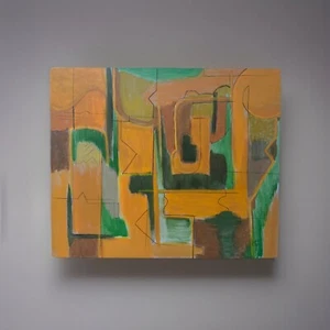 LISTED ARTIST painting ABSTRACT modernist EXPRESSIONISM fine art Dr. B. Gross - Picture 1 of 6