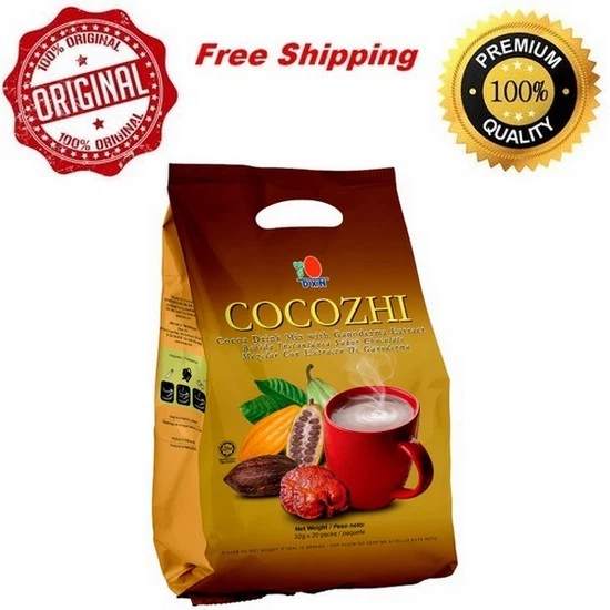 DXN Cocozhi Cocoa with Ganoderma Reishi Lingzhi - 3 Packs - Free Shipping - Image 1 of 1