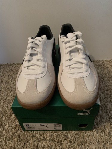 Taglia 9 PUMA Palermo pelle bianco nero gomma