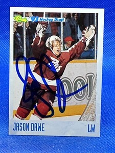 AUTOGRAPH AUTO Jason Dawe 1993-94 Classic '93 Hockey Draft #19