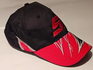 Snap-On Tools Black with Red Logo Adjustable Hat Cap Embroidered - Picture 1 of 7