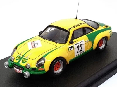 Trofeu escala 1/43 RR.be 06 Alpine Renault A110 #22 Ypres Rally 1976 amarillo/verde Foto 1 de 4
