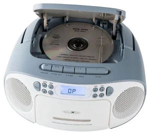 CD-Player mit Kassette und Radio für Netz- und Batteriebetrieb PLL UKW-Radio ... - Bild 1 von 8