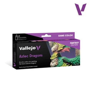 Pinturas y Accesorios Vallejo #VLJ-P72195 Juego Color Fantasía Dragones Aztecas Pintura - Imagen 1 de 2