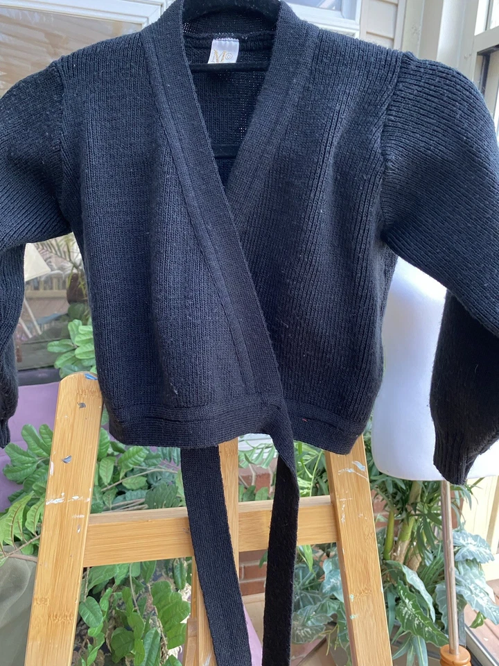 ice skating sweater girls black, ties - Image 1 of 1