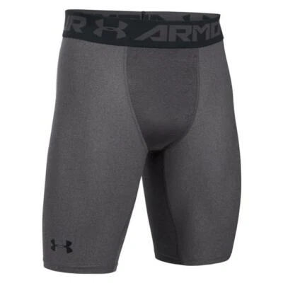 New Under Armour Heat Gear Armour 2.0 Compression Shorts (1289568-090) - Image 1 of 2