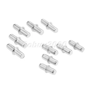 20Pcs Cabinet Furniture Chest Support Pin Studs Pegs Wardrobe Metal Shelf Holder - Picture 1 of 14