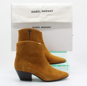ISABEL MARANT CLASSIC EASY SUEDE WOMENS BOOTS UK 3 EU 36 BROWN RRP £450 AD - Picture 1 of 9