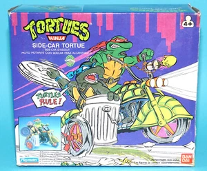 TMNT TEENAGE MUTANT NINJA TURTLES TURTLECYCLE COMPLETE BOXED EURO TORTUES BOX... - Bild 1 von 10