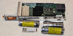 DELL EMC SLIC12 QUAD 8GB I/O Module with (4) Finisar FTLF8528P2BNV-E5 SFP - Picture 1 of 3