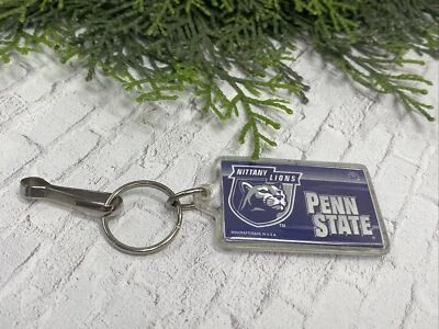 Llavero acrílico plástico logotipo equipo vintage Penn State Nittany Lions Foto 1 de 4