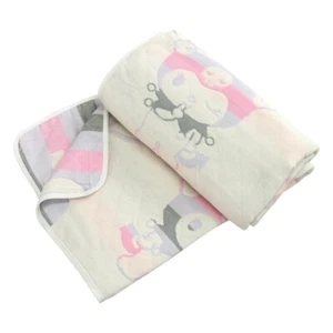 Sanrio Gauze blanket KUROMI Single Size Comforter cotton reversible NEW from JP - Picture 1 of 8