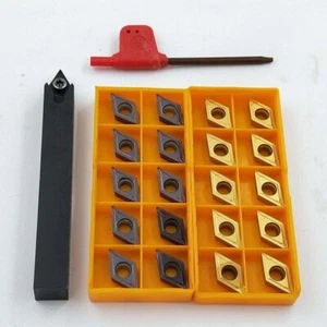 SDNCN 1212H11 12mm CNC Lathe Neutral Turning Tool Holder + 20Pcs DCMT11T304 - Picture 1 of 11