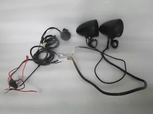 Kuryakyn Satin Black Road Thunder Speaker Pods for Motorcycle 1" Bars - Picture 1 of 15