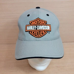Gorra Harley Davidson negra ajustada talla 7 American Needle logotipos bordados - Imagen 1 de 7