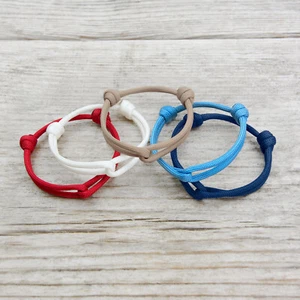 Union Range, Adjustable Paracord Bracelet Sliding Knot - Coastal Living Colours - Picture 1 of 6