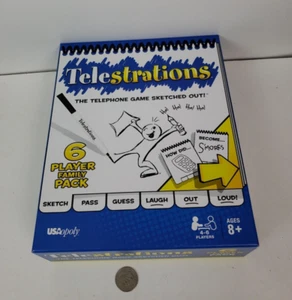 Telestrations 6 Player Family pack Opened but never used Contents New - Picture 1 of 7