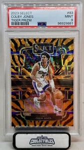 COLBY JONES RC 2023-24 PANINI SELECT CONCOURSE TIGER PRIZM 83 SSP MINT PSA 9 - Picture 1 of 3