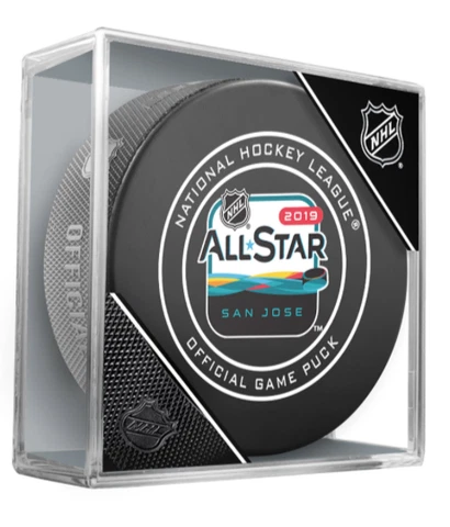 2019 NHL ALL STAR GAME OFFICIAL PUCK SAN JOSE SIDNEY CROSBY MVP Cover