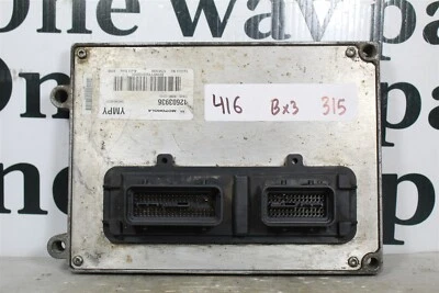 12583698 Saturn Vue 2004-2006 Unidad de control del motor 3,5 L Módulo ECU OEM 315 4I6 B3 Foto 1 de 4