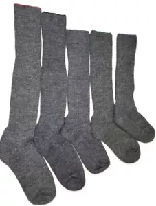 Canadian Forces Army Temperate Climate Socks 60% Wool - Grey - Made In Canada - Picture 1 of 7