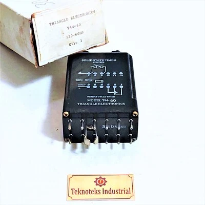 TRIANGLE ELECTRONICS T44-60 SOLID STATE TIMER CONTROL 120VAC - Image 1 of 4
