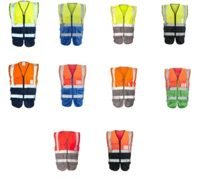 Supertouch Hi Vis Weste Warnweste Executive Weste Sicherheitsweste | Weste - Bild 1 von 22