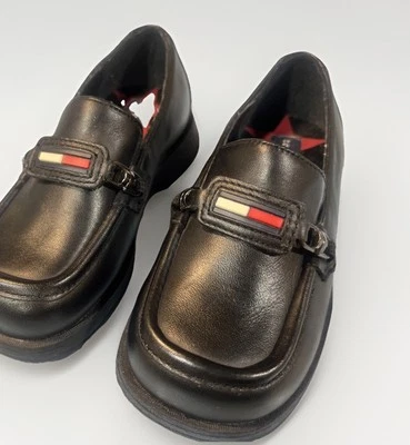 Tommy Hilfiger Toddler Girls Kids Leather Loafer Dress Shoes 5.5M Mint Condition - Image 1 of 4