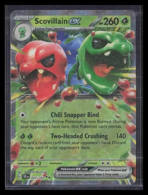 SV05: Temporal Forces #022/162 Scovillain ex - 🔥 - Image 1 of 2