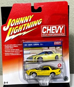 JOHNNY LIGHTNING 2001 CHEVY CAMARO ZL1 AMARILLO ALTO RENDIMIENTO 1:64 ¡DIECAST! - Imagen 1 de 3