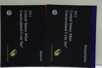 2011 US MINT UNCIRCULATED BU P&D 28 COIN SET Philadelphia and Denver Mint - Image 1 of 4