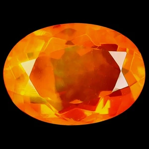 2.25 ct Gorgeous Oval Cut (11 x 8 mm) Heated Orange Fire Opal Loose Gemstone - Picture 1 of 1