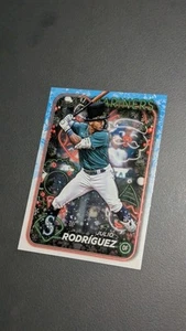 2024 Topps Holiday Photo Variations #H153 Julio Rodriguez Mariners - Bild 1 von 2