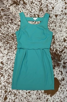 Mini vestido Charlie verde espuma de mar encantador para mujer talla pequeña Foto 1 de 4