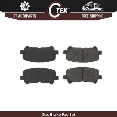 Para Honda Pilot 2009-2011 | Pastillas de freno de disco traseras centradas | Semimetálicas Foto 1 de 3