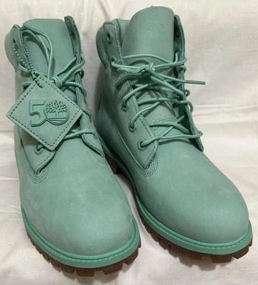 NEW Timberland Limited Release Edition Turquoise Boots 50th Anniversary USA 6 - Image 1 of 4