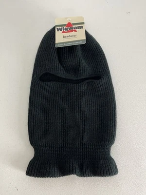 Máscara de esquí Wigwam Arctic de colección invierno cara completa negra moto de nieve nueva con etiquetas Foto 1 de 4