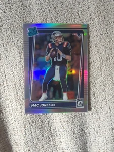 Mac Jones 2021 Panini Donruss Optic #206 Rated Rookie Holo Prizm (RC) Patriots - Bild 1 von 2