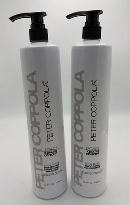 PETER COPPOLA KERATIN CONCEPT TOTAL REPAIR CONDITIONER & SHAMPOO 33.8 OZ PUMP - Image 1 of 3