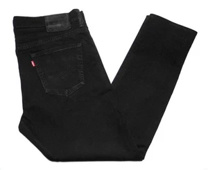 LEVI'S - Men's 520 Extreme Tapered Fit Jeans 34"W x 30"L Black Twill Denim - Picture 1 of 6