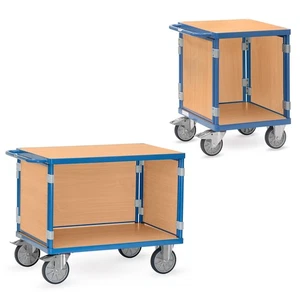 Fetra Dreiwand-Tischwagen MultiVario Baukasten-System Etagenwagen Transportwagen - Bild 1 von 3