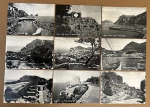 Lote RPPC Capri Italia Bromofoto Años 50 • 9 Postales Fotográficas Reales De Colección - Imagen 1 de 17
