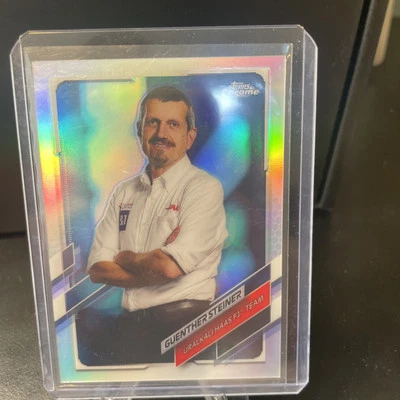 2021 Topps Chrome Formula 1 F1 #92 Guenther Steiner Refractor - Image 1 of 4