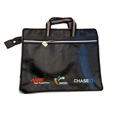 Bolsa para laptop/portfólio design simples, ripstop, bolsa com zíper - Imagem 1 de 3