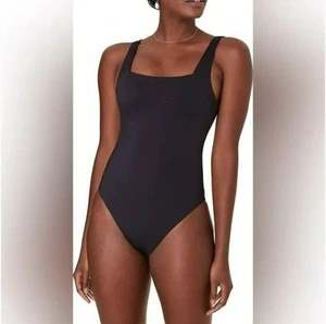 Andie Swim The Miami kleiner einteiliger Badeanzug mit eckigem Ausschnitt neu mit Etikett - Bild 1 von 7