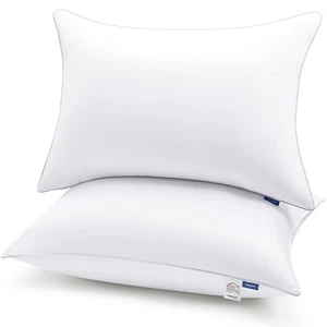 Pillows Queen Size Set of 2, Hotel Quality Bed Pillows for Sleeping 2 Pack, C... - Picture 1 of 9