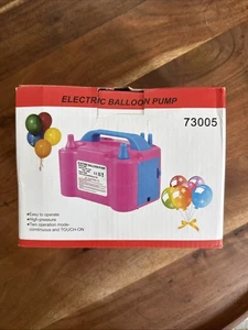Elektrische Ballonpumpe Rosa - Doppeldüse Automatischer Inflator für Party Deko - OB - Bild 1 von 2