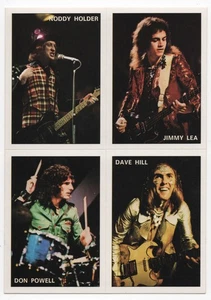 Slade Card Panini Pop Stars Sticker 1975 Mini-Poster #58 Vintage Glam Rock - Picture 1 of 2