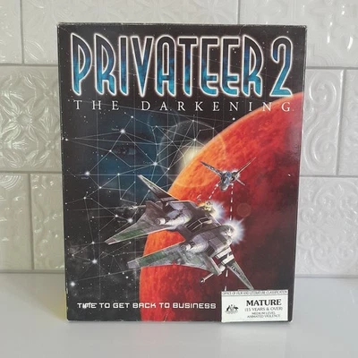 Privateer 2 The Darkening Big Box PC Game Origin 1996  - Image 1 of 4