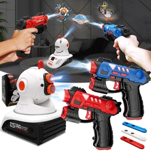 Infrared Laser Tag Set with Projector - 2 Player Infrared Mini Laser Tag Guns... - Picture 1 of 7